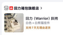 回力（Warrior）斜挎包男大容量工装复古邮差包韩版潮流大学生上课单肩小背包女 白色+白熊猫挂件 实拍图