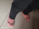 秋冬薄款地板鞋儿童居家熊爪袜套男女防滑卡通软底一脚蹬家居拖鞋 粉色爪 150适合脚长14.4-15.3cm 实拍图