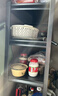 美亿莱 厨房置物架落地不锈碳钢家用微波炉收纳储物架烤箱架子多层 【3层碳钢加厚】长40宽30高80 实拍图