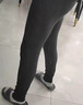 皮尔卡丹（pierre cardin）100%山羊绒裤男士秋冬季加厚保暖裤女士羊毛裤薄款修身秋裤打底裤 A男士-深灰 【薄款】 XL 175 实拍图