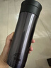 膳魔师（THERMOS）保冷保温杯470ml高真空不锈钢户外运动旅行带茶漏水杯CMK-501 BKP 实拍图