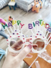 多美忆生日帽生日场景布置生日道具氛围派对装饰卡通生日帽+眼镜+吹龙 实拍图