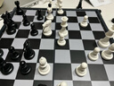 友邦（UB） 国际象棋黑白色磁性可折叠便携成人儿童学生培训教学用棋 4812B-C(黑白直角大号) 加双后 实拍图