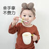 世喜儿童漱口杯1-3-6岁食品级宝宝婴儿刷牙敞口杯子宽手柄便携防摔 实拍图