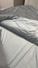 京东京造 145g云绒四件套  A类牛奶绒柔软亲肤 水晶绒宝宝绒床单被套枕套 1.8m床220*240cm 海盐 实拍图