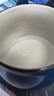 贝瑟斯陶瓷马克杯经典咖啡杯带盖带勺 家用杯子 简约光滑水杯陶瓷杯蓝色 实拍图