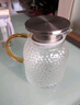 富光耐热玻璃凉水壶大容量家用果汁杯花茶杯茶壶冷水壶锤纹壶1200ML 实拍图