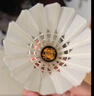 亚狮龙（RSL）羽毛球训练比赛稳定耐打鸭毛金冠C7号77速12只装/桶 实拍图