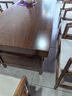 赣津胡桃木茶桌椅组合客厅实木大板茶桌茶台一体桌家用原木整板泡茶台 1.8米茶桌+1中元椅+4皇冠椅+边柜 实拍图