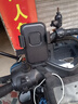 新款电动车摩托车后视镜手机支架户外骑行防震自行车导航支架工厂 车把款+防抖机械卡扣 通用款 实拍图
