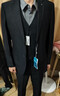 海澜之家（HLA）西服套装男春秋新轻商务经典系列西装套装 黑色02【西服+西裤】 S 170/92B推荐126~136斤 实拍图