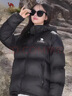 骆驼（CAMEL）小太阳户外羽绒服秋冬新款男女加厚白鸭绒保暖外套面包服 砚墨灰/幻影黑，A33CAPN163J/E5 S 实拍图