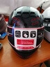 HNJ摩托车头盔男女全盔新3C国标认证四季通用越野机车A1夏季头盔 黑红脉冲（标配透明片) 均码 实拍图
