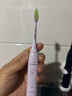 飞利浦（PHILIPS）电动牙刷S3 年货节礼物 情人节 情侣款送男生/女友 柔和亮白刷头小羽刷 5种模式 绝绝紫HX2471/02  实拍图