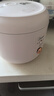 美的（Midea）电饭煲家用2L小型1-2人宿舍一人食小米粥煲汤蒸饭上蒸下煮一键煮饭智能保温迷你高颜值电饭锅JA205 实拍图
