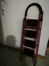 忆琳居梯子家用安全人字梯折叠梯伸缩多功能楼梯便捷扶梯加厚红色四步 实拍图