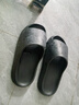 稻草人椰子拖鞋男女抗菌踩屎感居家用室内户外穿特大码防滑凉拖黑 42-43 实拍图