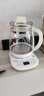 美的（Midea）养生壶大容量 煮茶器智能预约1.5L烧水壶 恒温煮茶壶 办公室电水壶 花茶壶 【易洁玻璃上盖】YS15P202 1.5L 实拍图