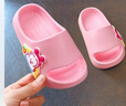巴布豆儿童拖鞋男女童宝宝软底居家浴室夏季凉拖鞋 粉色 180码 实拍图