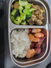 COOKSS保温饭盒304不锈钢餐盒上班族小学生保鲜饭盒可微波炉2分格餐盘 实拍图