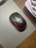 罗技（Logitech）M185鼠标 无线鼠标 办公鼠标 对称鼠标 黑色红边 带无线2.4G接收器 实拍图