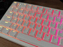 GANSS 3087TPro/3104TPro/3108TPro客制化机械键盘高斯三模RGB无线键盘蓝牙2.4G有线热插拔办公游戏键盘 3104TPro白色【GASKET结构】三模RGB KTT晶粉轴 实拍图
