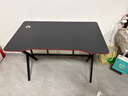 奥伦福特  电脑桌台式家用电竞游戏桌办公书桌简约书房写字桌子 碳纤维纹路单桌-100*60 升级款电竞桌 实拍图