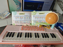 活石电子琴儿童6-12岁入门款钢琴玩具3-6岁1-3宝宝男女孩生日礼物新年 【赠全教程+配件大礼包】粉37键 电子琴6-12岁入门款个月宝宝玩具新生儿见面生日礼物 实拍图
