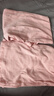 红豆居家女士220g双面纯棉精梳紧密赛络纺睡衣女家居服 微粉色 S 实拍图