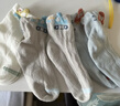尼多熊婴儿袜子四季透气舒适男童棉袜宝宝儿童袜子松口透气棉袜4双装 实拍图