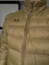 安德玛（Under Armour）UACore男子轻质运动休闲短款鸭绒羽绒服6010876 卡其军绿320 XL 建议拍大一码 实拍图