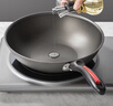 炊大皇（COOKER KING） 炒锅不粘锅平底炒菜锅无烟锅32cm电磁炉燃气明火炒锅 无油烟 魔力不粘 32cm 实拍图