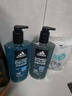 阿迪达斯（adidas）男士沐浴露洗发水洗面奶三效合一 游泳去氯保湿 冰点热情套装1.2L 实拍图