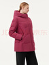 坦博尔羽绒服女中长款连帽休闲妈妈款加厚外套510506D 锦洛红 185  实拍图