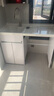 顾家家居（KUKA）洗衣机一体柜伴侣台盆阳台洗衣机柜太空铝洗衣柜G-07401 120cm|典雅白左盆|右盆找客服 实拍图