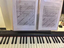 特伦斯电子琴88键成人儿童智能折叠钢琴X61A/V20手卷钢琴键盘乐器 V20典雅黑+专用琴包+Z型琴架 实拍图