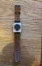 MSSM适用苹果手表表带apple watch爱马仕款iwatch S11小牛皮真皮表带ultra3/2/S10/9/Se3商务表带 黑色 实拍图
