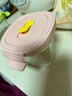 babycare婴儿辅食盒玻璃宝宝辅食保鲜工具便携防漏蒸煮冷冻储存青+粉220ml 实拍图