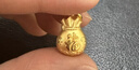 周六福（ZLF）新年礼物      黄金吊坠福袋吊坠女款饰品代代平安 计价 足金 1.90g 实拍图