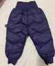 巴拉巴拉童装婴儿羽绒裤男童长裤女童裤子冬装保暖裤宝宝高腰护肚萌趣可爱 实拍图