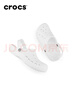 卡骆驰（CROCS）洞洞鞋贝雅男鞋女鞋轻便耐磨一脚蹬拖鞋休闲鞋|10126 白-100 37 /38(230mm) 实拍图