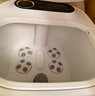 美的（Midea）泡脚桶杀菌洗脚盆加热暖脚自动按摩保暖足浴盆泡小腿可拆洗生日礼物送男女友ZL2暖阳白 实拍图