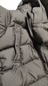 保姆鹅  【风墙】儿童羽绒服宝宝中长款护脸加厚外套保暖童装[NG2664] 炭黑 120 实拍图