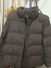 优衣库女装羽绒茄克/柔软面料外套夹克479212 37 栗色 L 实拍图
