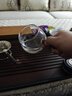 特厚木把玻璃公道杯茶漏一体茶器功道分茶杯茶海茶壶加厚耐热侧把 木把公杯 360ml 1只 实拍图