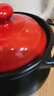爱仕达（ASD）砂锅煲汤锅家用耐高温干烧炖锅3.5L陶瓷煲沙锅中药煎药锅 实拍图