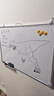 京宏60*90cm双面白板写字板商用磁吸板小白板墙贴黑板办公用记事板看板小黑板儿童家用教学可擦写画板 实拍图