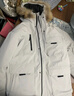 京东京造【进口极寒95鹅绒服】羽绒服男外套女冬季新款中长款 燕麦卡 2XL 实拍图