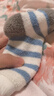 贝比婴儿袜子秋冬纯棉加厚毛圈冬季无骨超厚加绒宝宝袜儿童中筒女 实拍图