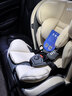 Heekin德国 儿童安全座椅汽车用0-4-12岁婴儿宝宝360度旋转ISOFIX硬接口 尊享灰(遮阳棚+上拉带+侧保护) 实拍图